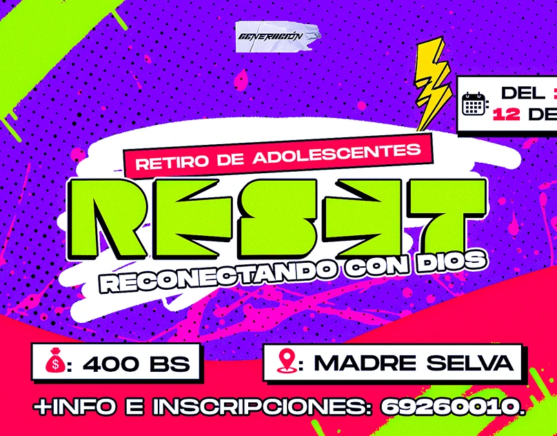 RESET — Retiro de adolescentes